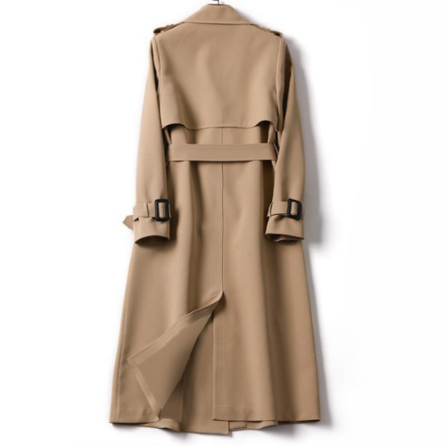 Elegáns női trench coat dupla gombokkal – Celina