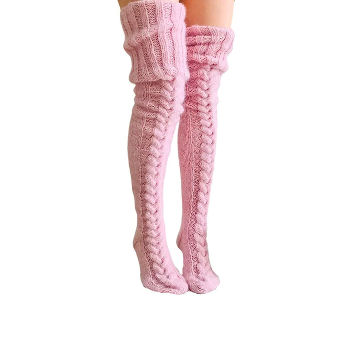 Női térd fölötti kötött zoknik – Aurora