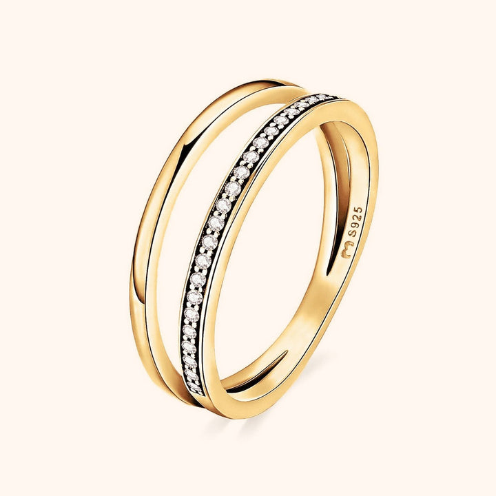 Dupla Zirkónia Gyűrű - Sienna