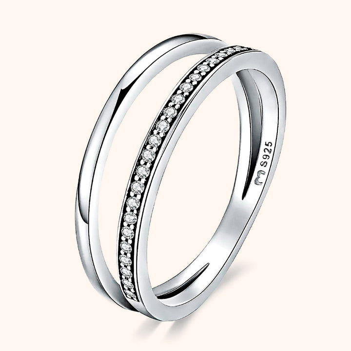 Dupla Zirkónia Gyűrű - Sienna