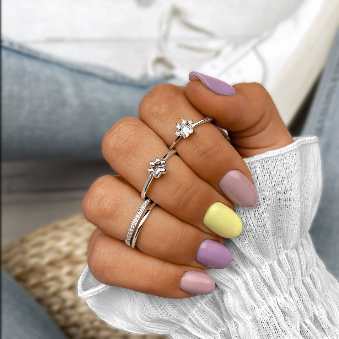 Dupla Zirkónia Gyűrű - Sienna