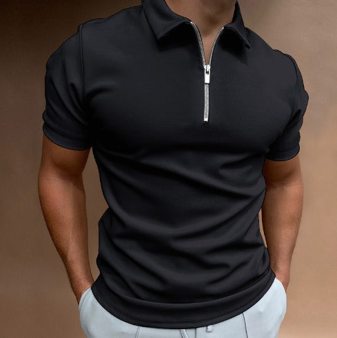 Modern slim fit póló cipzárral (1 vásárol, 1 ingyen) - VestoZip férfi póló