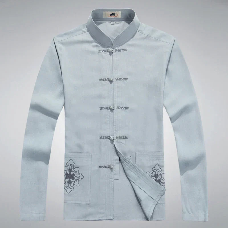 Japán Stílusú Férfi Ruházati Készlet - Hiroshi Tang Készlet