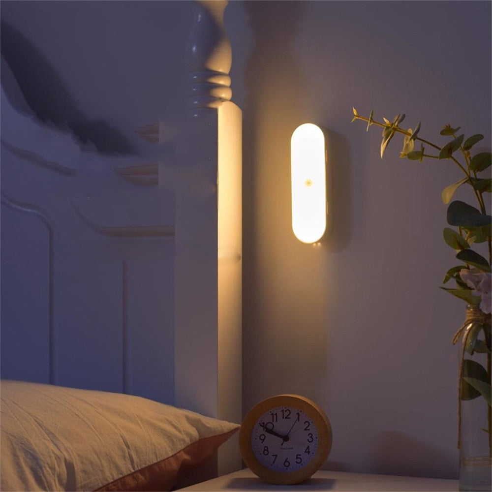 USB Újratölthető Mozgásérzékelős Fali Lámpa – BrightSense