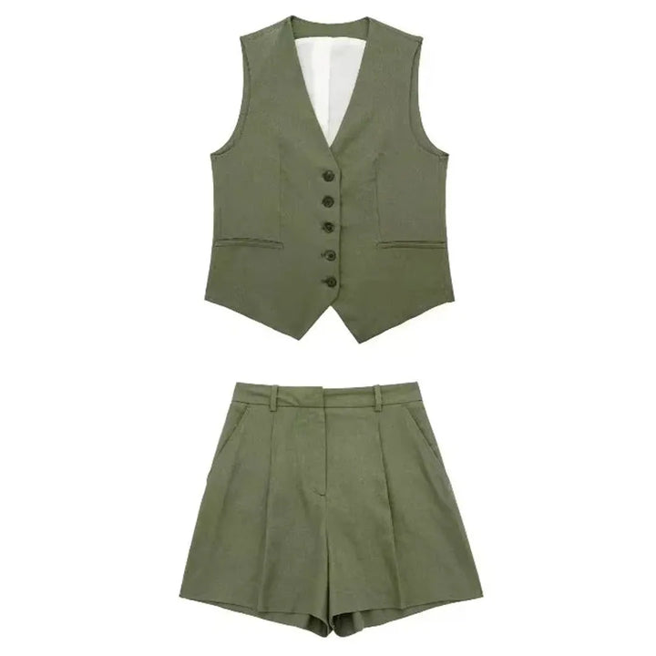 Kétrészes nyári szett vintage toppal – Amaya
