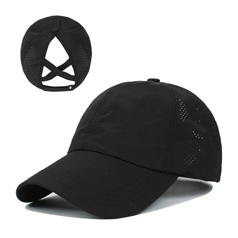 Légáteresztő unisex sport-baseball sapka hálóból, állítható mérettel – AeroCap
