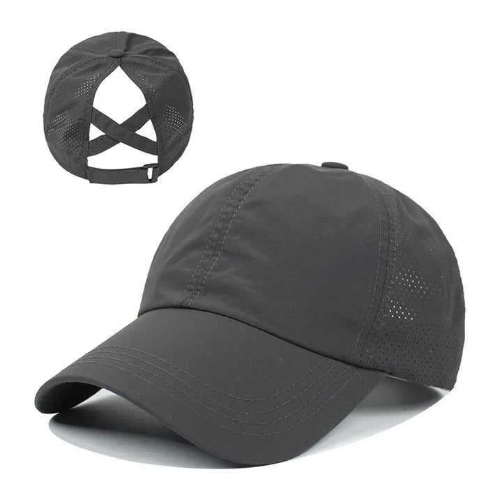 Légáteresztő unisex sport-baseball sapka hálóból, állítható mérettel – AeroCap