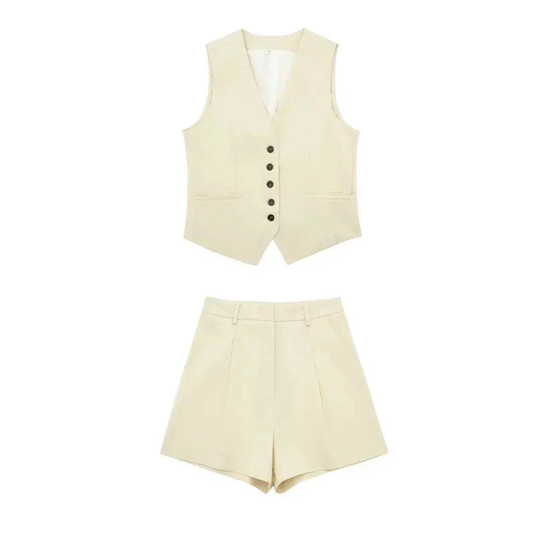 Kétrészes nyári szett vintage toppal – Amaya