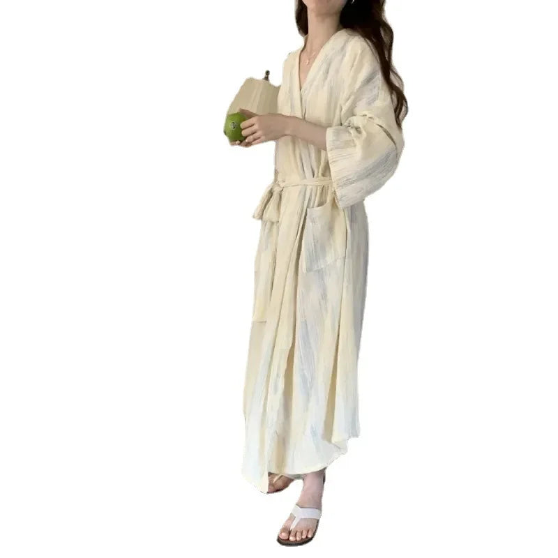 Casual Női Nyári Köntös Kimono Stílusban – Hana