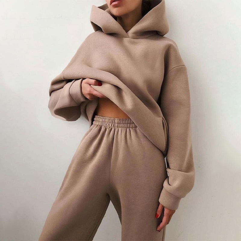 Hölgyméretű Oversized Lounge Jogging Szett – Liv