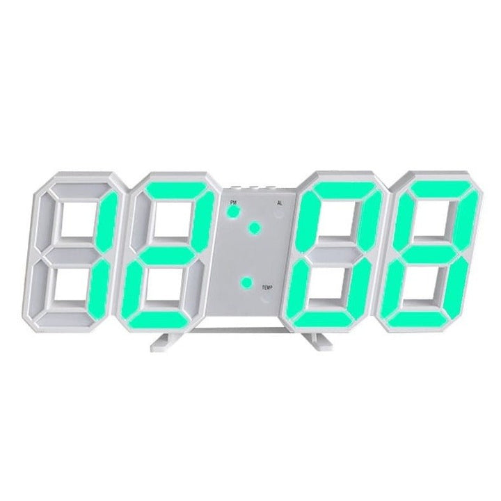 3D LED Fali óra állítható világítással – Timora