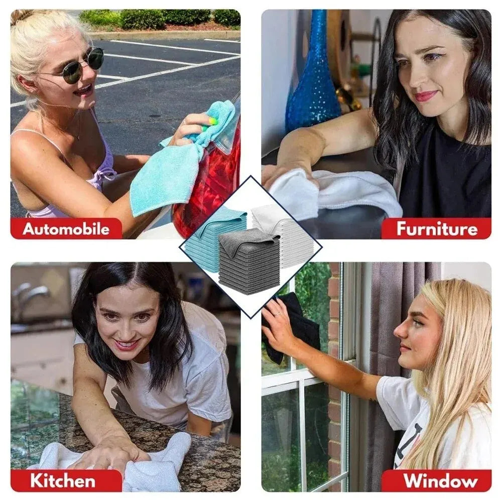 Auto mikroszálas törlőkendők készlet (10 darab) - UltraClean