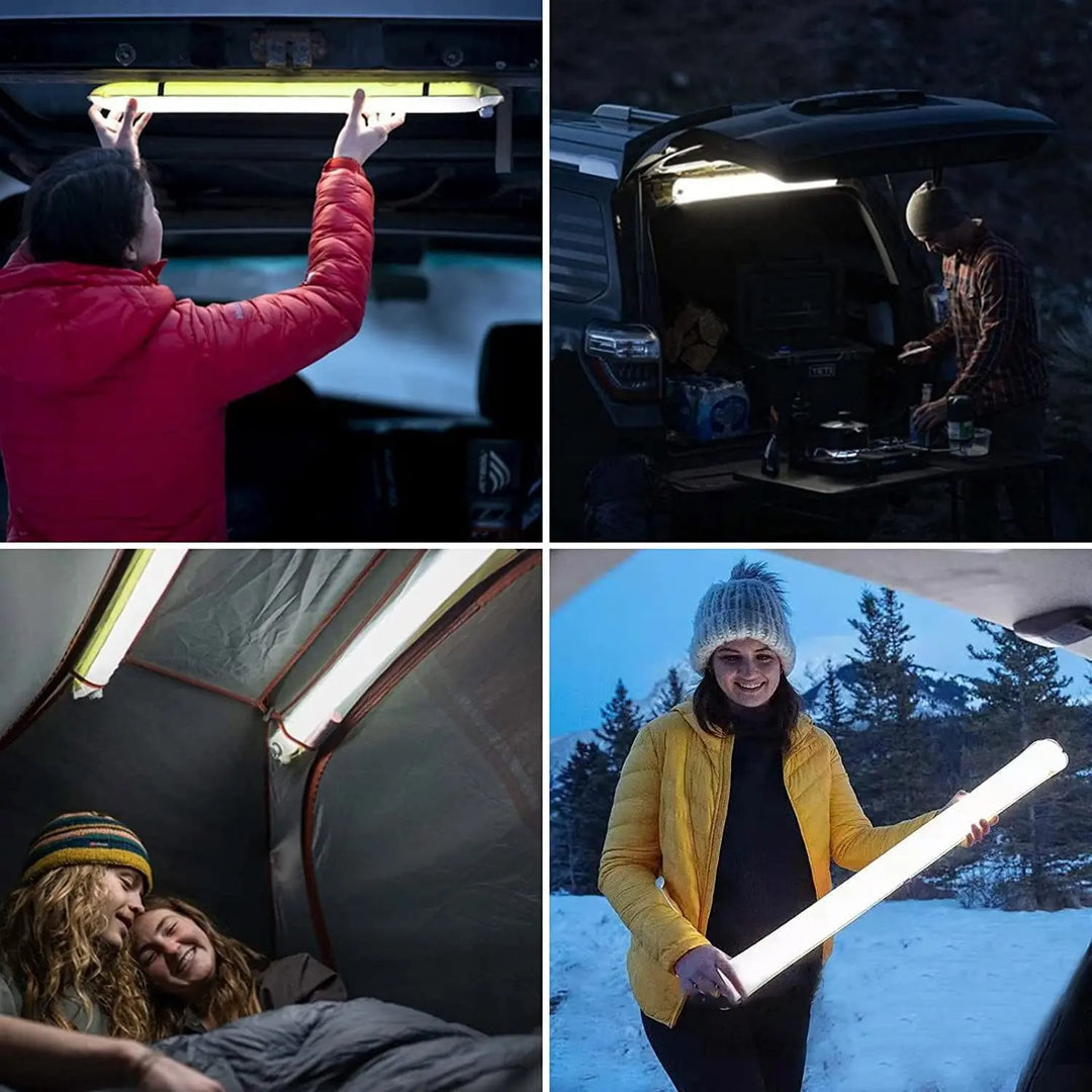 Felfújható Solar LED Csőlámpa - LumiGlow Pro