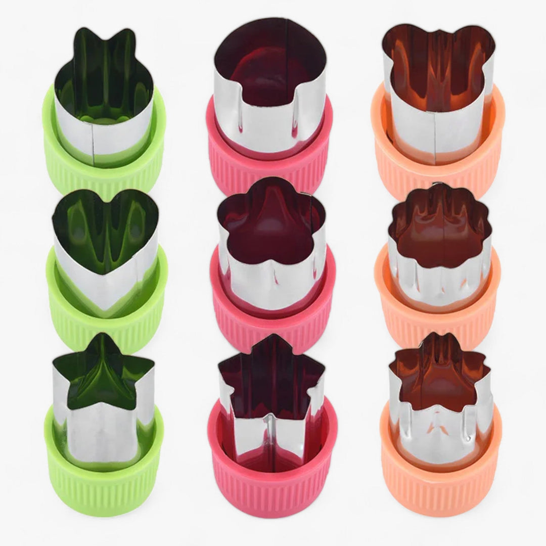 Kreatív Süti és Gyümölcs Kiszúró Készlet - StarHeart