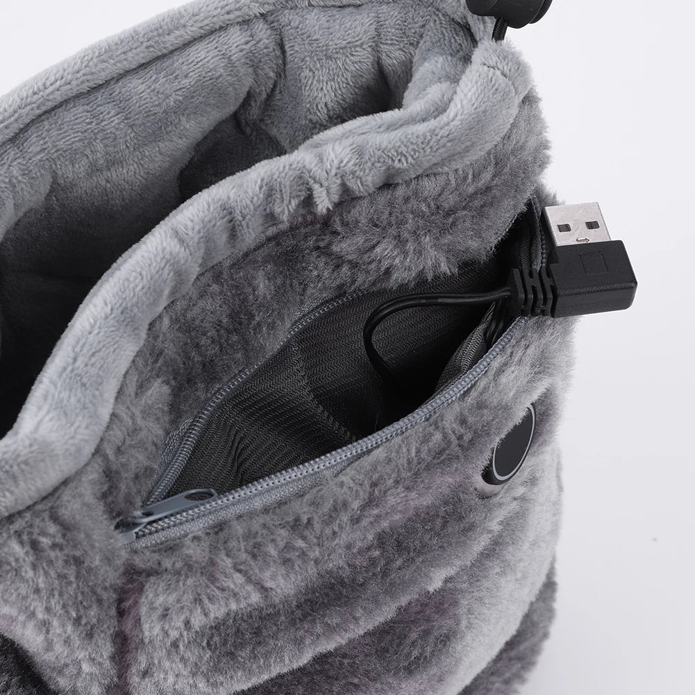 Elektromos USB-papucs plüss béléssel – WarmFeet