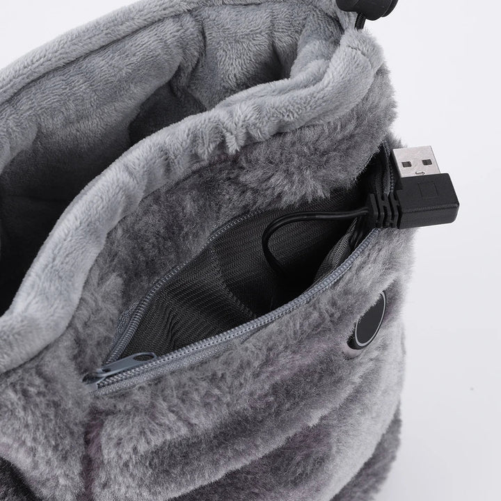 Elektromos USB-papucs plüss béléssel – WarmFeet