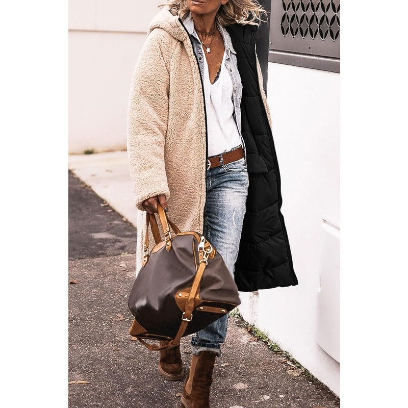 Divatos Kétrétegű Női Téli Kabát - Sofia