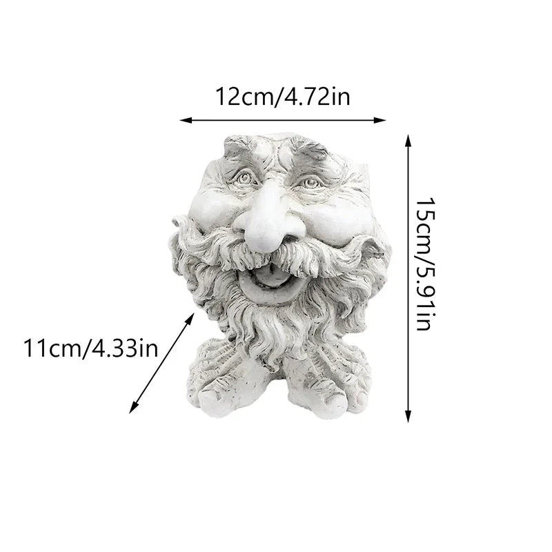 Nevességes arckép gyanta zsíros növényedény - GigglePot