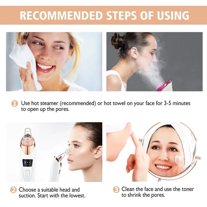 Elektromos Pattanás Eltávolító és Arcápoló - ClearSkin Pro