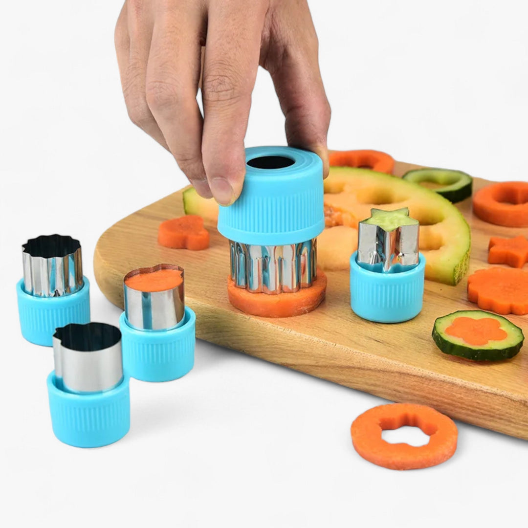 Kreatív Süti és Gyümölcs Kiszúró Készlet - StarHeart