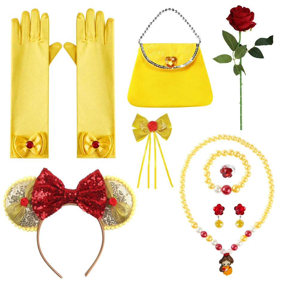 Sárga Hercegnő készlet Gyerekeknek – Bellezia