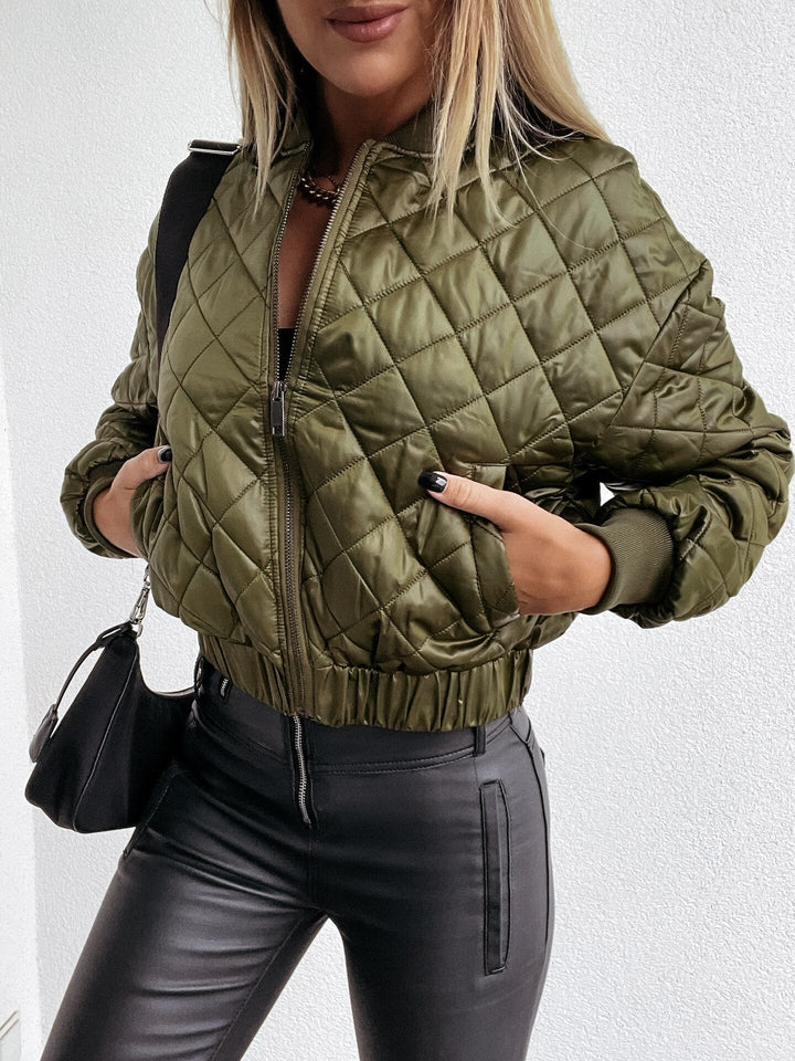 Táskákkal ellátott női bomber dzseki – Marisa