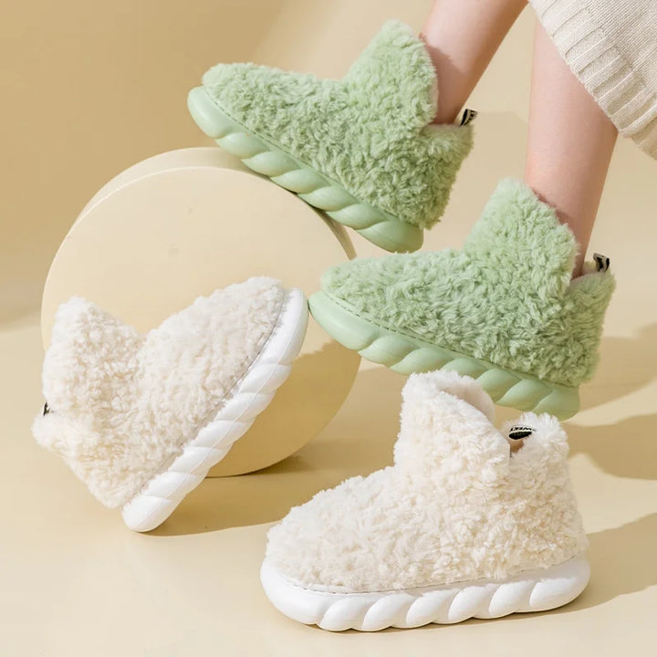 Meleg női házicipők pamutból és plüssből – CozySteps