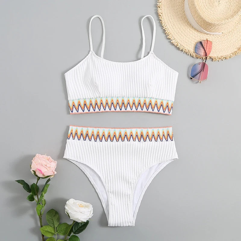Bikini állítható pántokkal és magas derekú – Malia