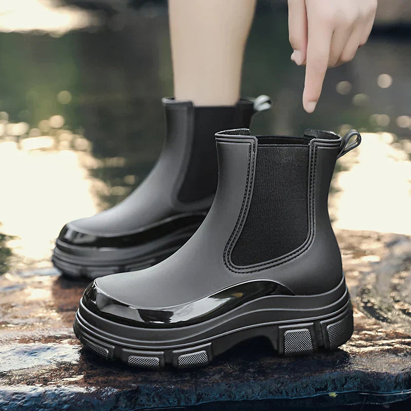 Női Chelsea esőcsizma Chunky platformtalppal – Elara