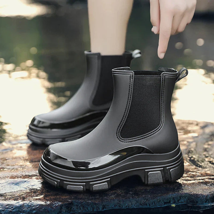 Női Chelsea esőcsizma Chunky platformtalppal – Elara