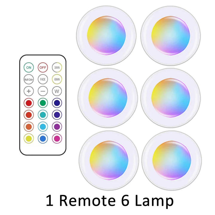 Vezeték nélküli RGB LED Aljzati világítás - GlowyLed