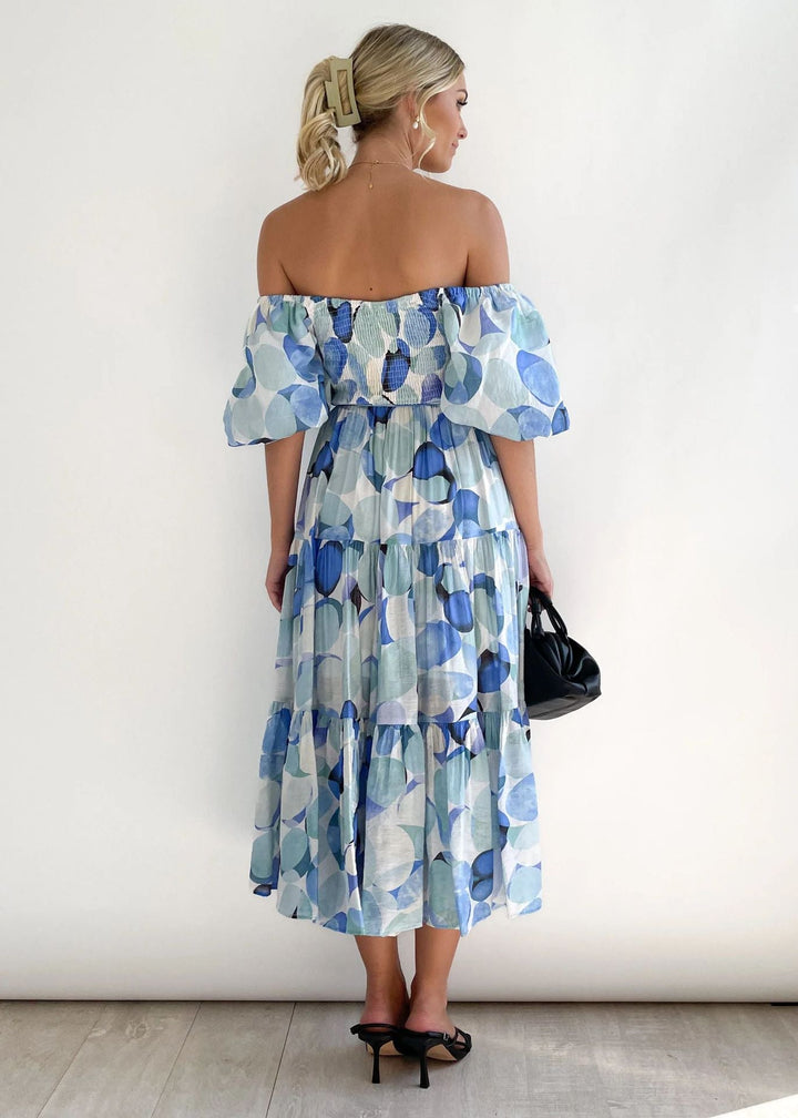Off-Shoulder Midi-ruha – Talia