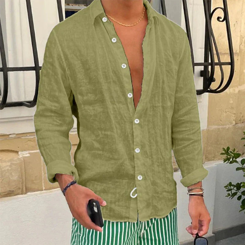 Légáteresztő és Laza Szabású Nyári Ing Férfiaknak – Taro