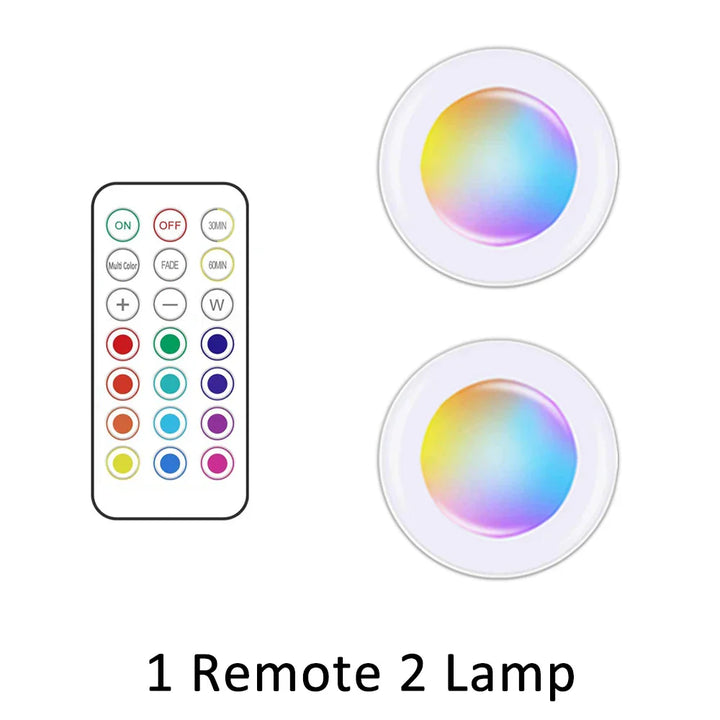 Vezeték nélküli RGB LED Aljzati világítás - GlowyLed