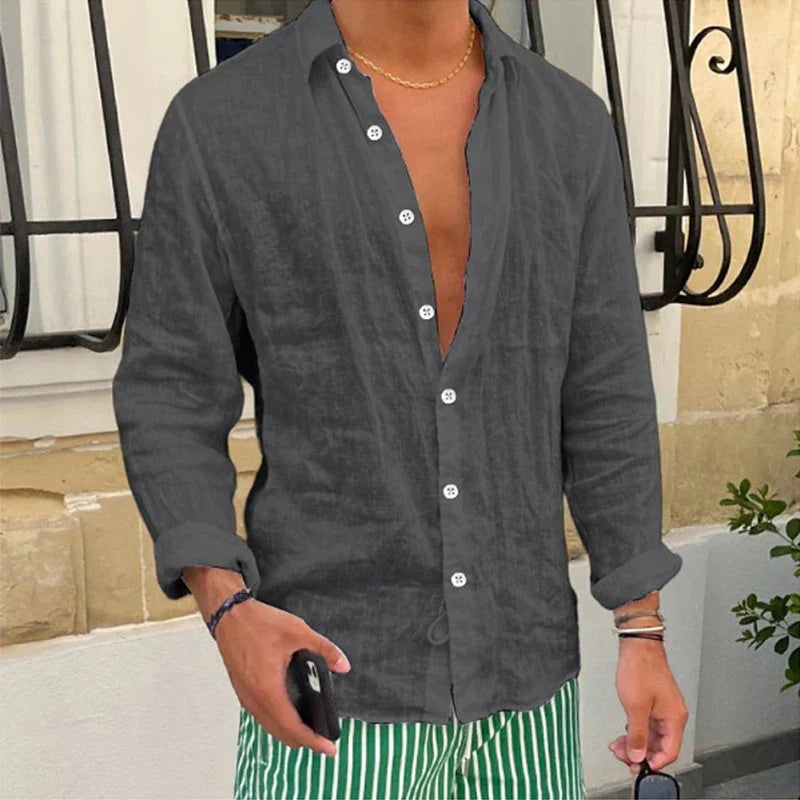 Légáteresztő és Laza Szabású Nyári Ing Férfiaknak – Taro