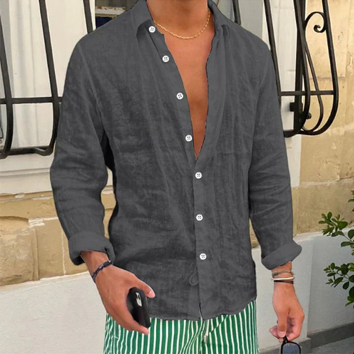 Légáteresztő és Laza Szabású Nyári Ing Férfiaknak – Taro