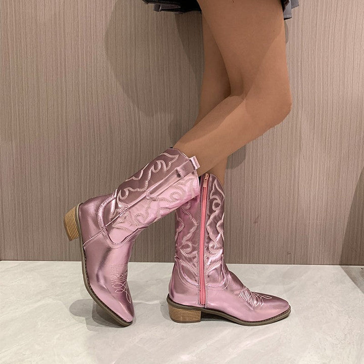 Fém Cowboy Csizmák - Aurora
