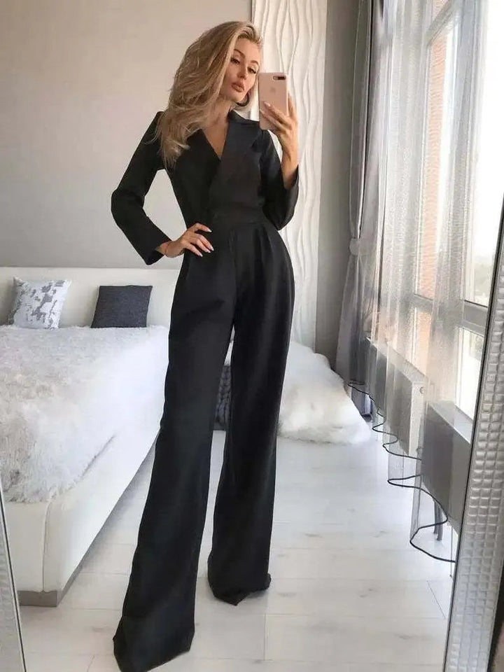 Stílusos Hosszúujjú Jumpsuit - Sophie