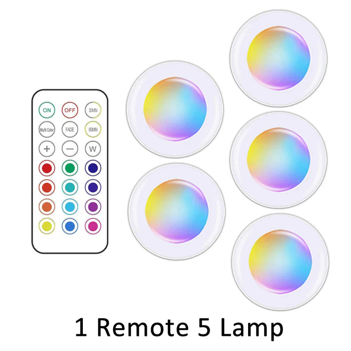 Vezeték nélküli RGB LED Aljzati világítás - GlowyLed
