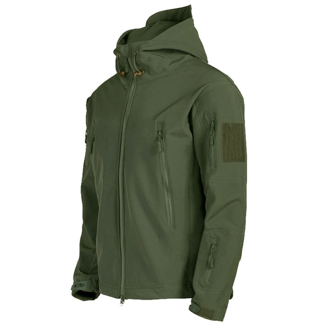 Férfi Softshell Kabát Kapucnival - Titan