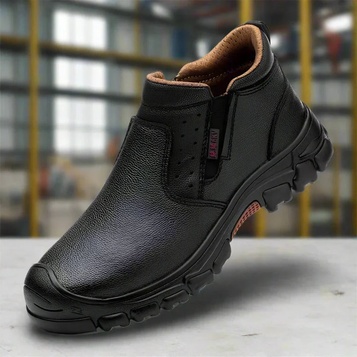 Férfi vízálló biztonsági cipők acél orral és széles szabással – Arvid