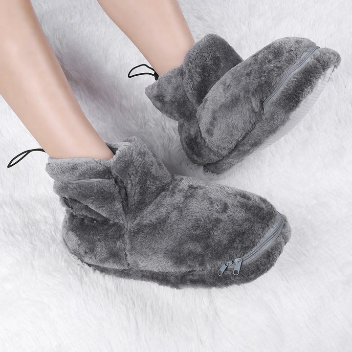 Elektromos USB-papucs plüss béléssel – WarmFeet