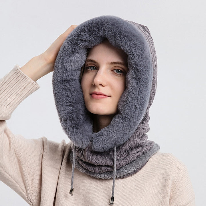 3-in-1 Téli Sál és Sapka Nőknek - Isabella
