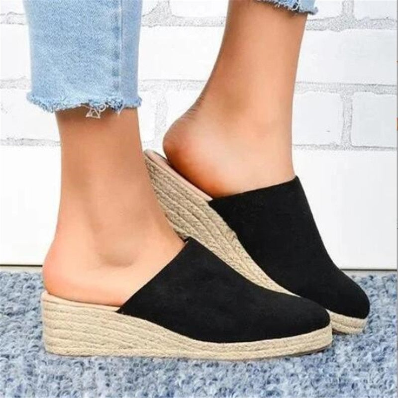 Retro chique platform szandál - Vera