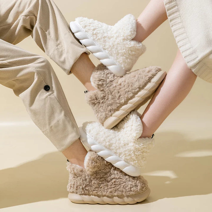 Meleg női házicipők pamutból és plüssből – CozySteps