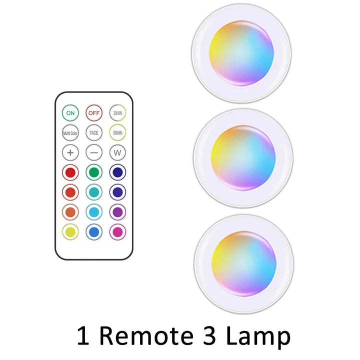 Vezeték nélküli RGB LED Aljzati világítás - GlowyLed