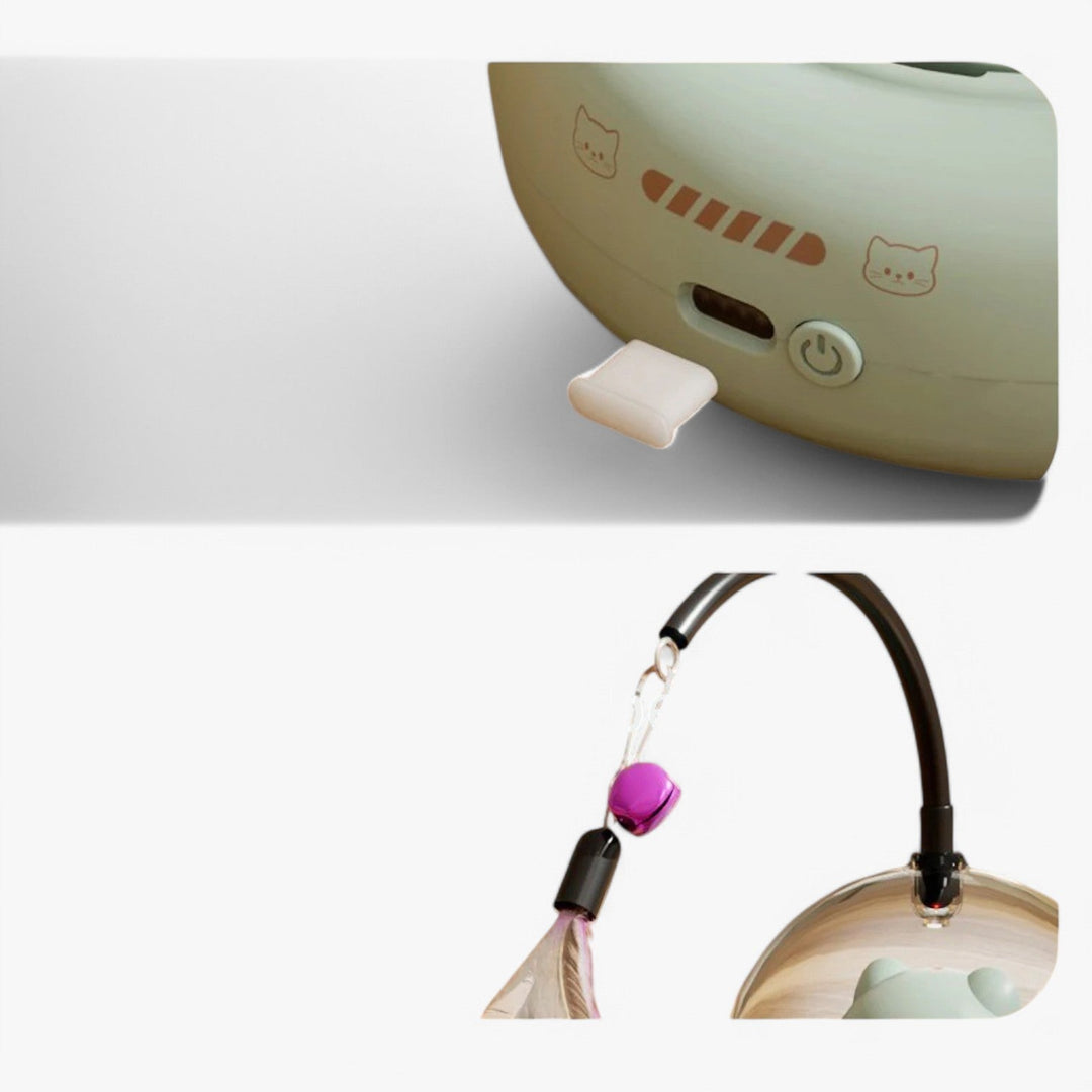 Súlyos lézer macska játék szivárvány fényben – Nola