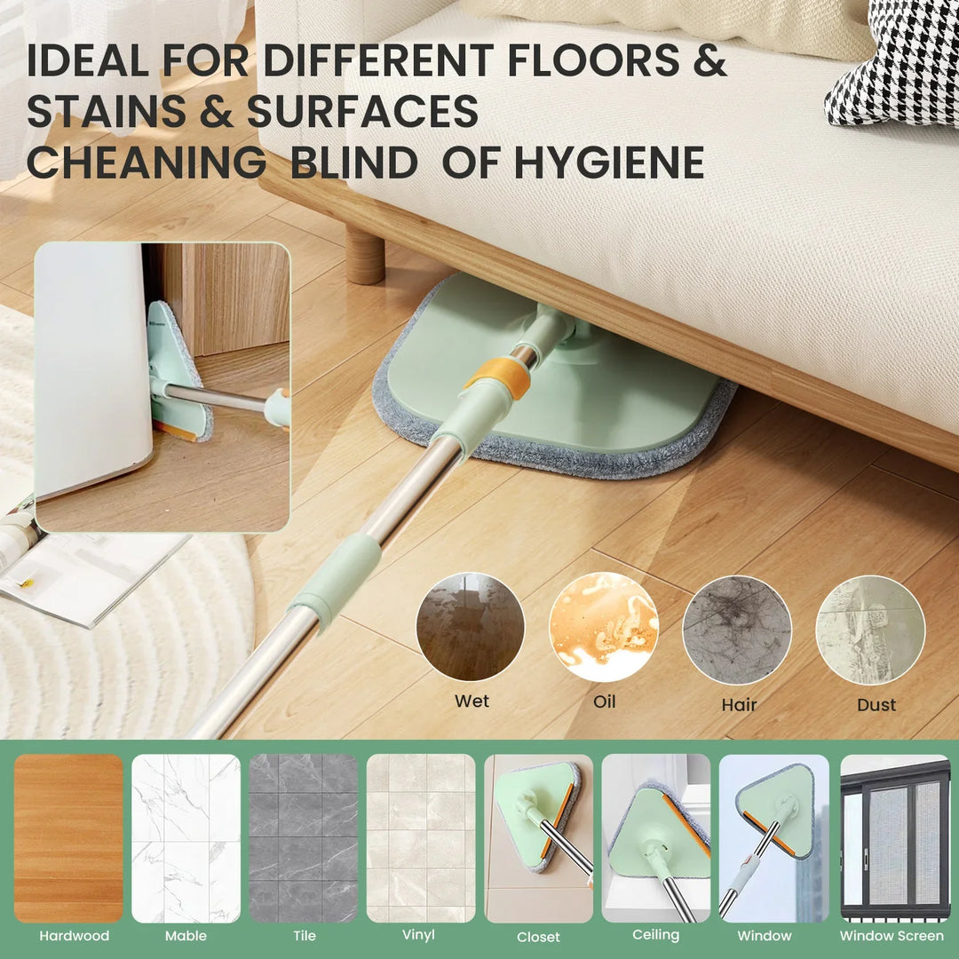 Öntisztító lapos mop vödörrel - SpinMop