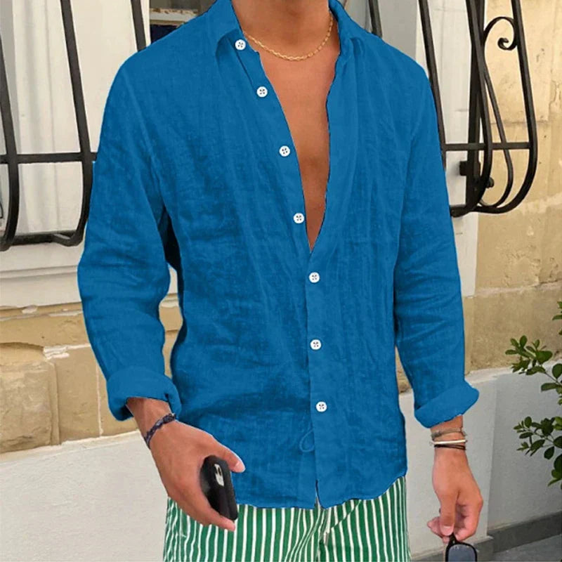 Légáteresztő és Laza Szabású Nyári Ing Férfiaknak – Taro