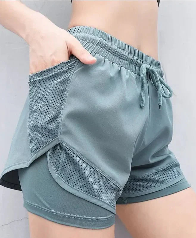 Lélegző és gyorsan száradó magas derék fitness nadrág nőknek – Mira